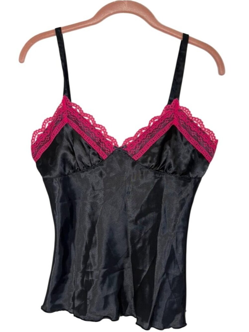 Delicate Romantic‎ Floral Lace Tank Top Black S Boho Indie Y2K Festival Cottage